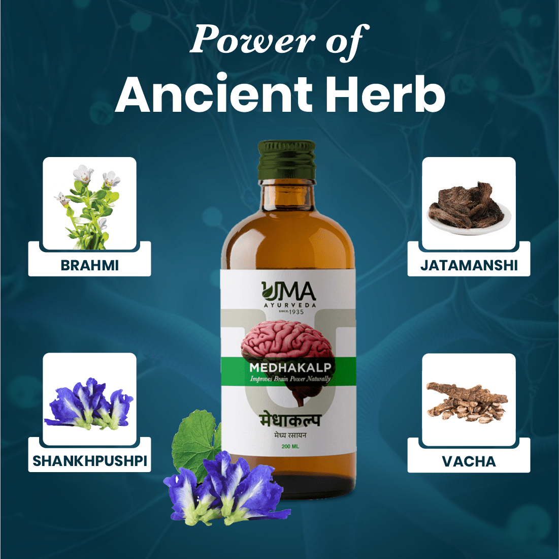Medhakalp Syrup | Brain Tonic for All Age | 200 ML