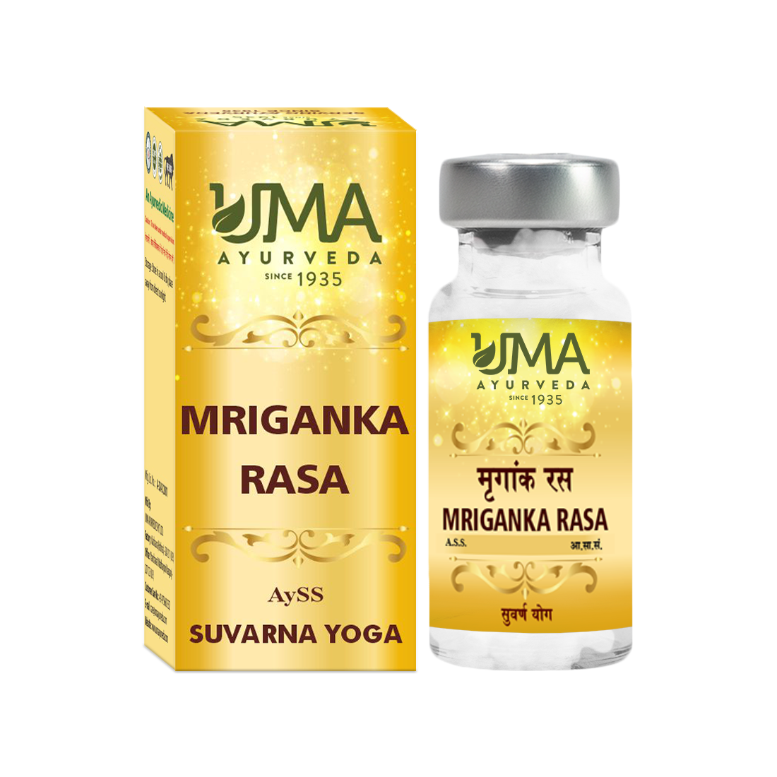 Mriganka Rasa Ayurvedic Gold Tablets for Chronic Cough & Cold