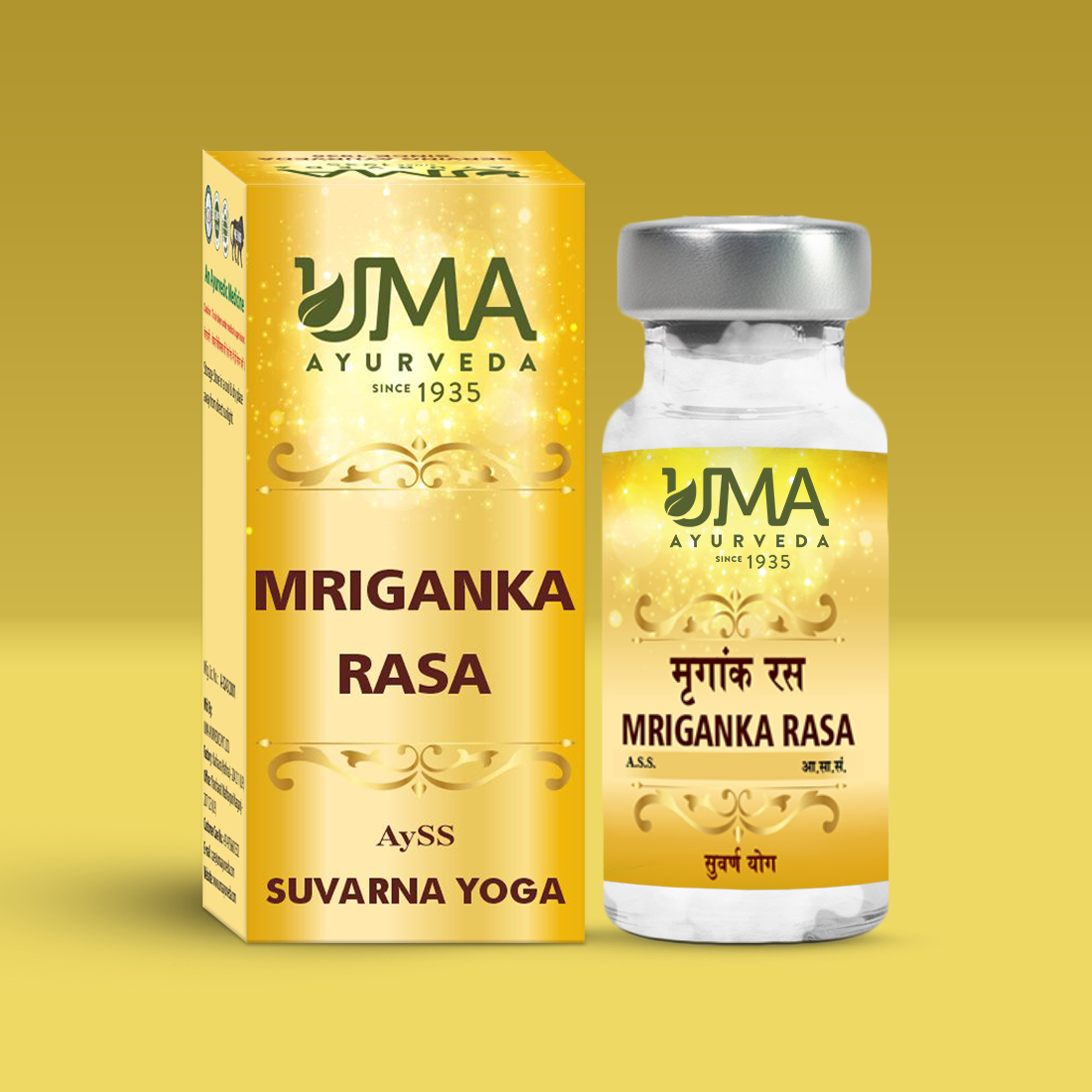 Mriganka Rasa Ayurvedic Gold Tablets