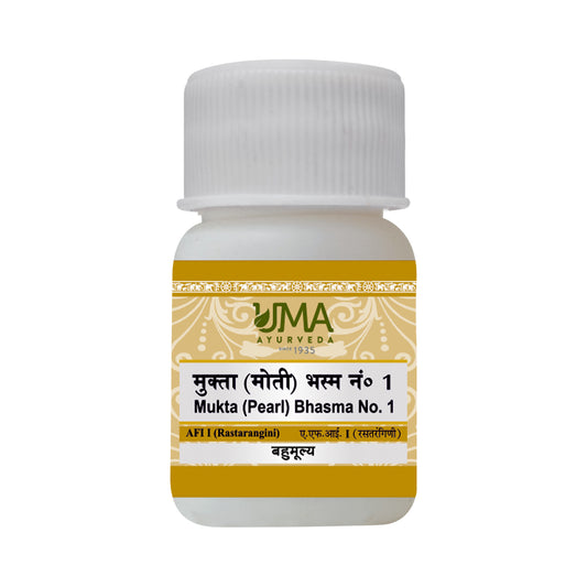 Mukta Bhasma with Pearl useful in Burning Sensation, Mental Disorders