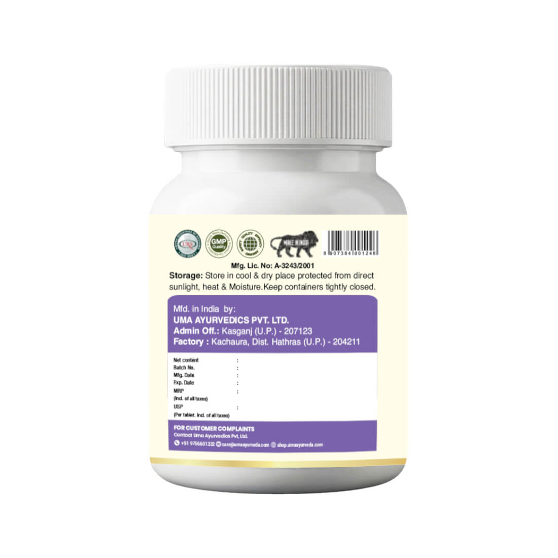 Mutra Sangrahaniya Mahakashaya Ghanvati Tablet | 60 Tab