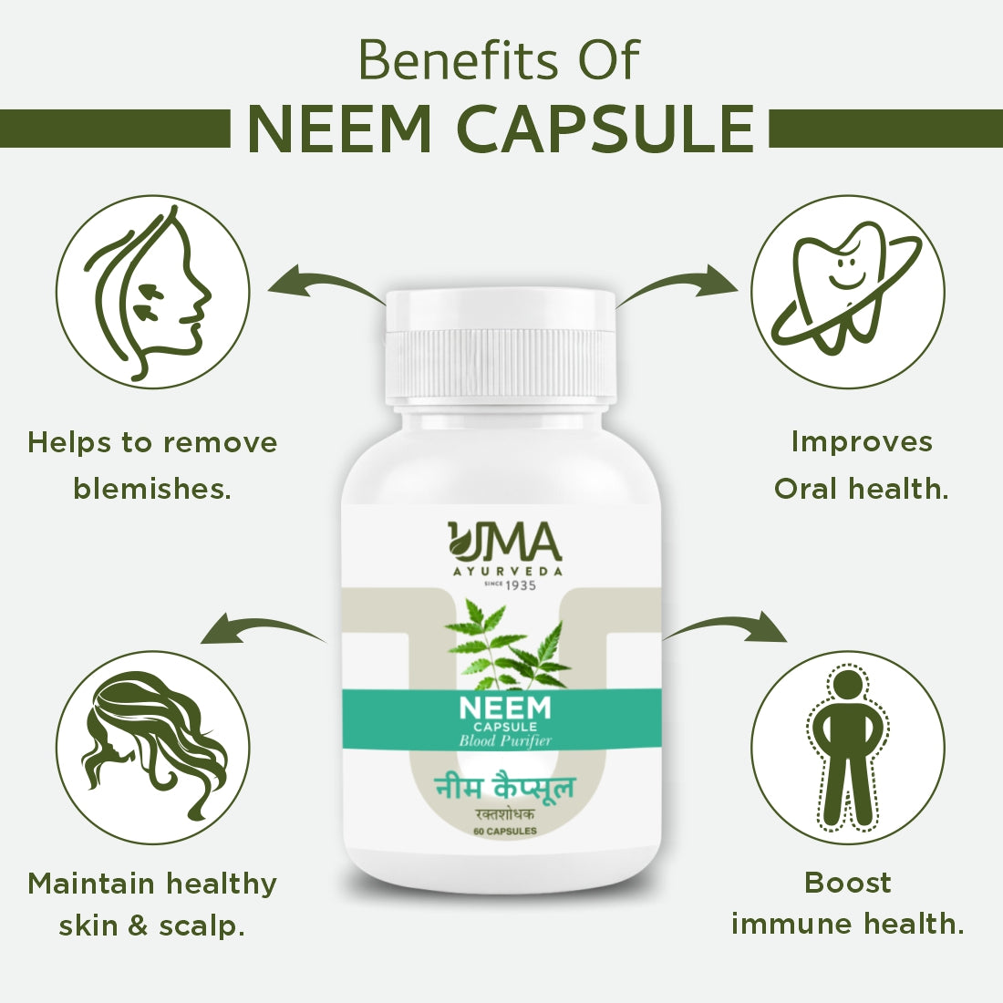 Neem Capsules | 60 Caps