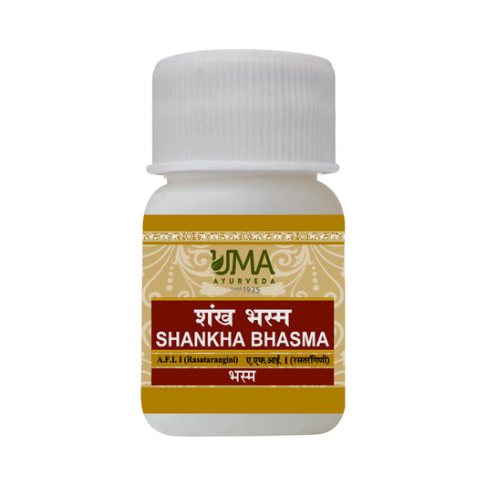 Uma Ayurveda Shankh Bhasma Useful in Hyperacidity, Duodenal Ulcer