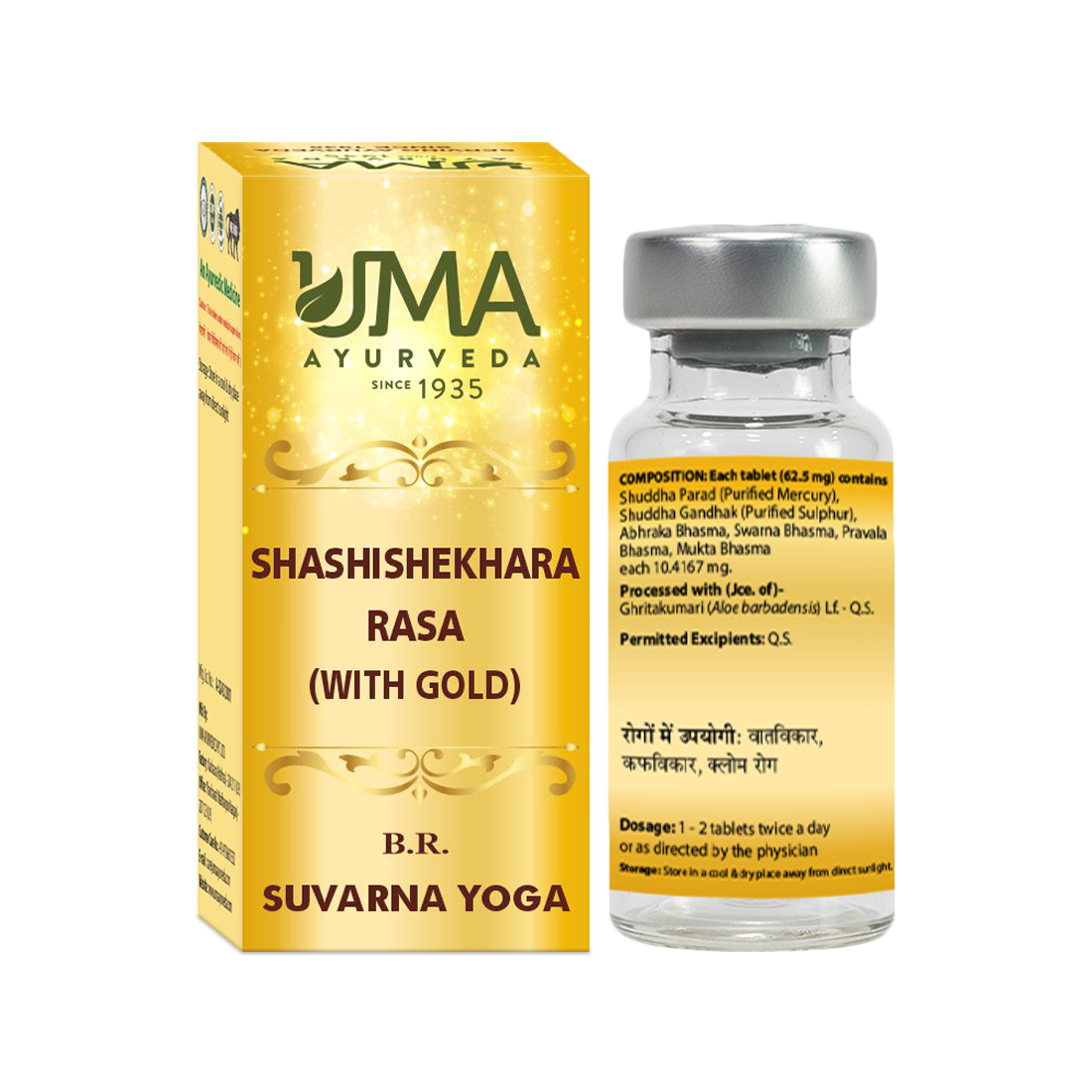 Shashishekhara Rasa Gold Tablet