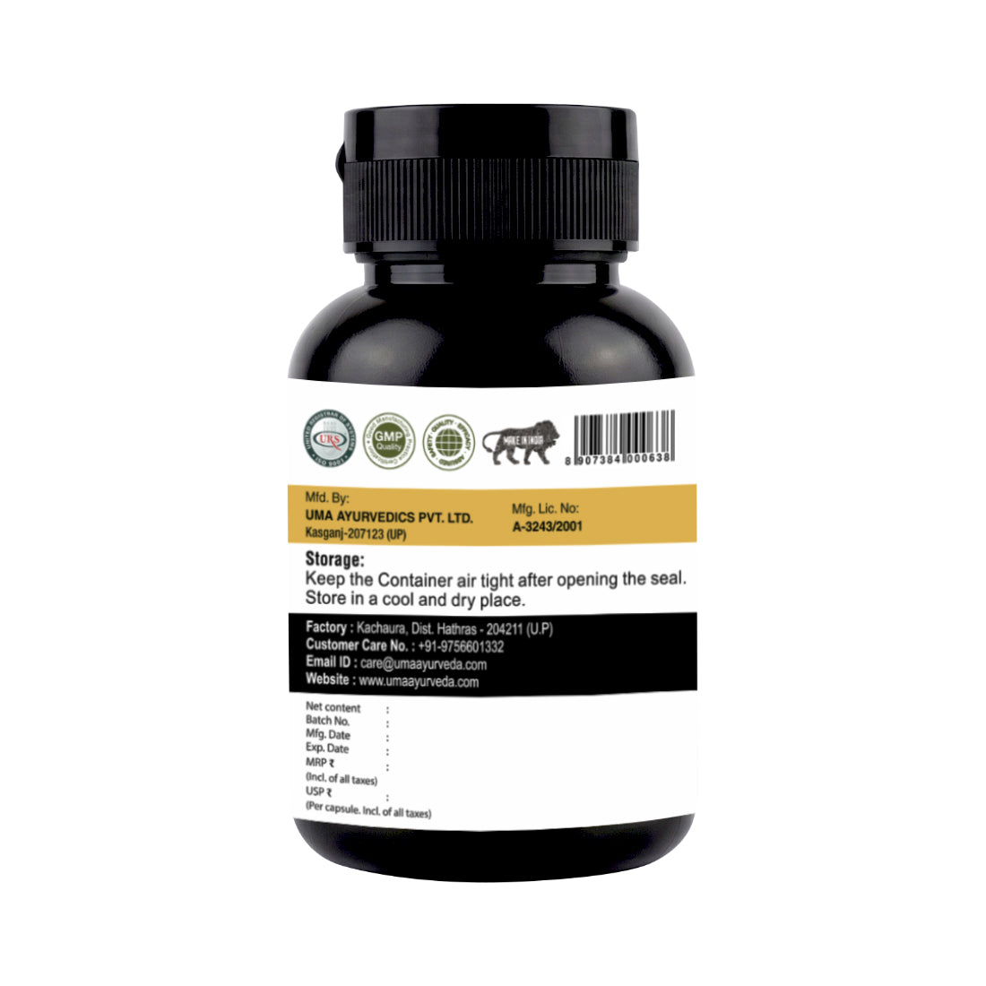 Shilajit Capsule | Pure Shilajit | 60 Tab