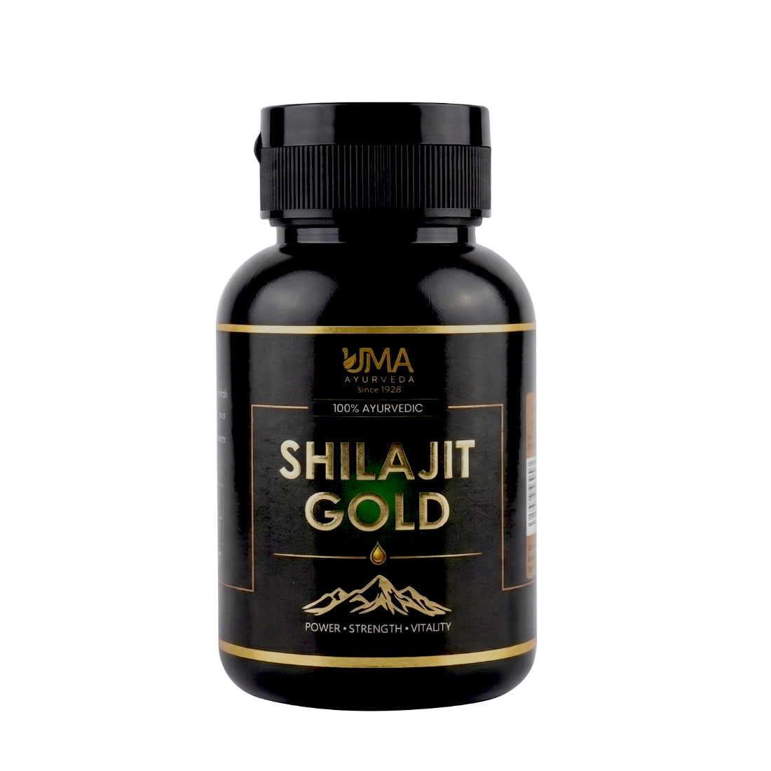 Shilajit Gold | Shilajit, Swarna, Rajat Bhasma & 7 Potent Herbs | 30 C