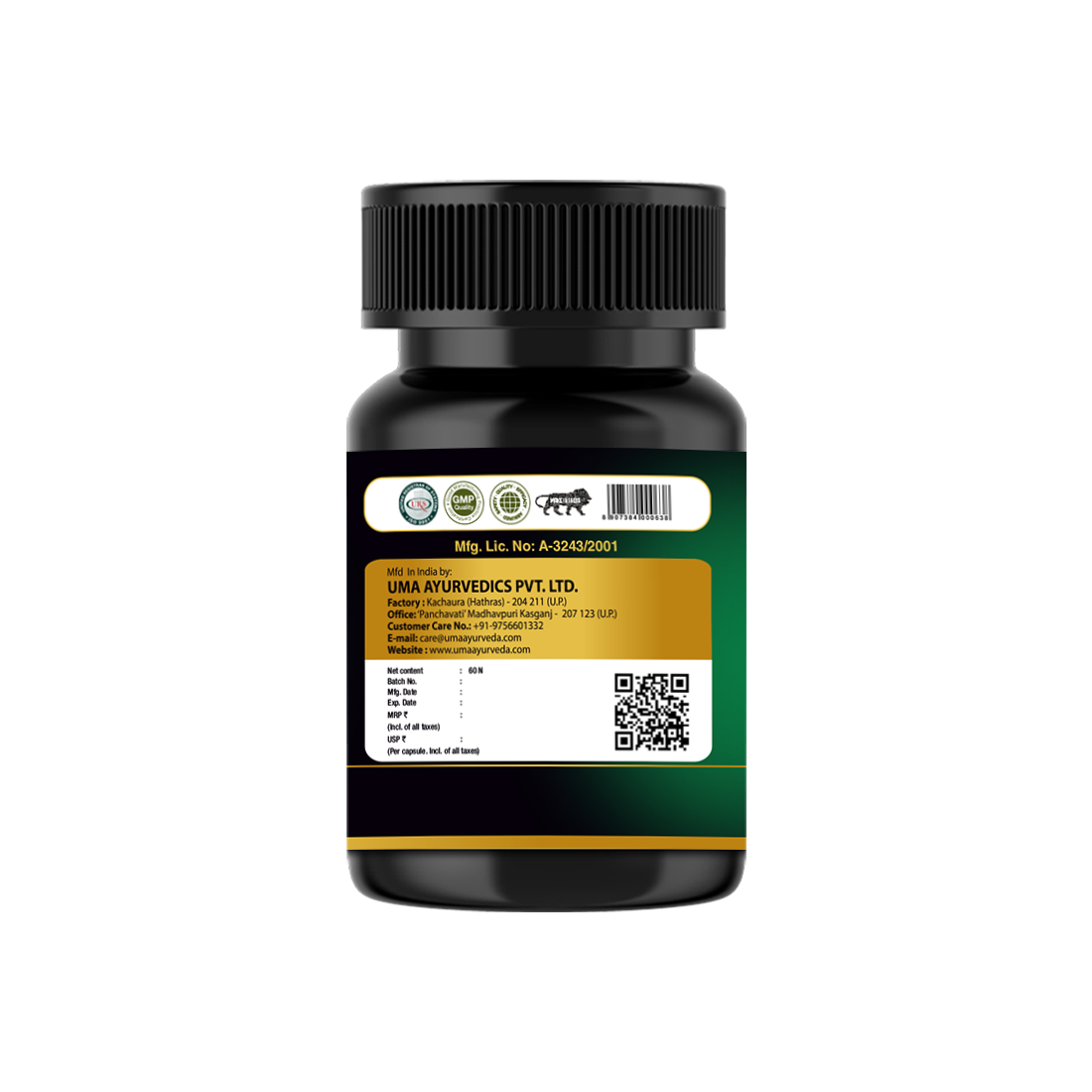 Shilajit Gold Capsule | Revitalize Body & Mind with Pure Shilajit Gold | 30 Caps