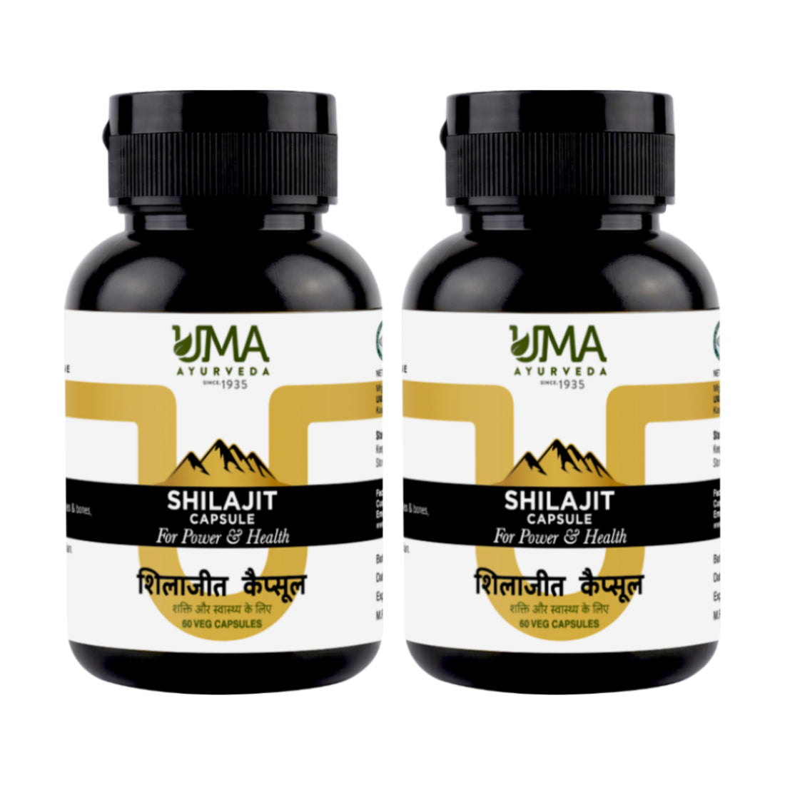 Shilajit Capsule | Pure Shilajit | 60 Tab