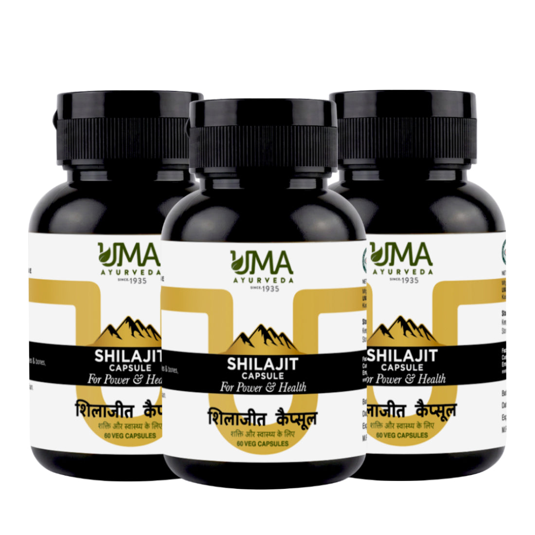 Shilajit Capsule | Pure Shilajit | 60 Tab