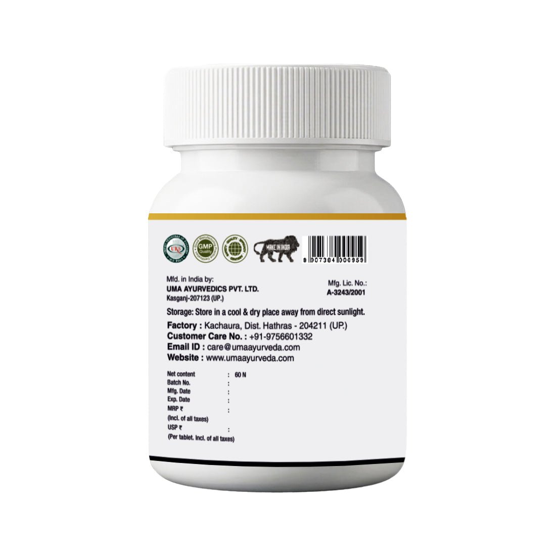 Shukraposhak for Men | Strength & Vitality Support | 60 Tab