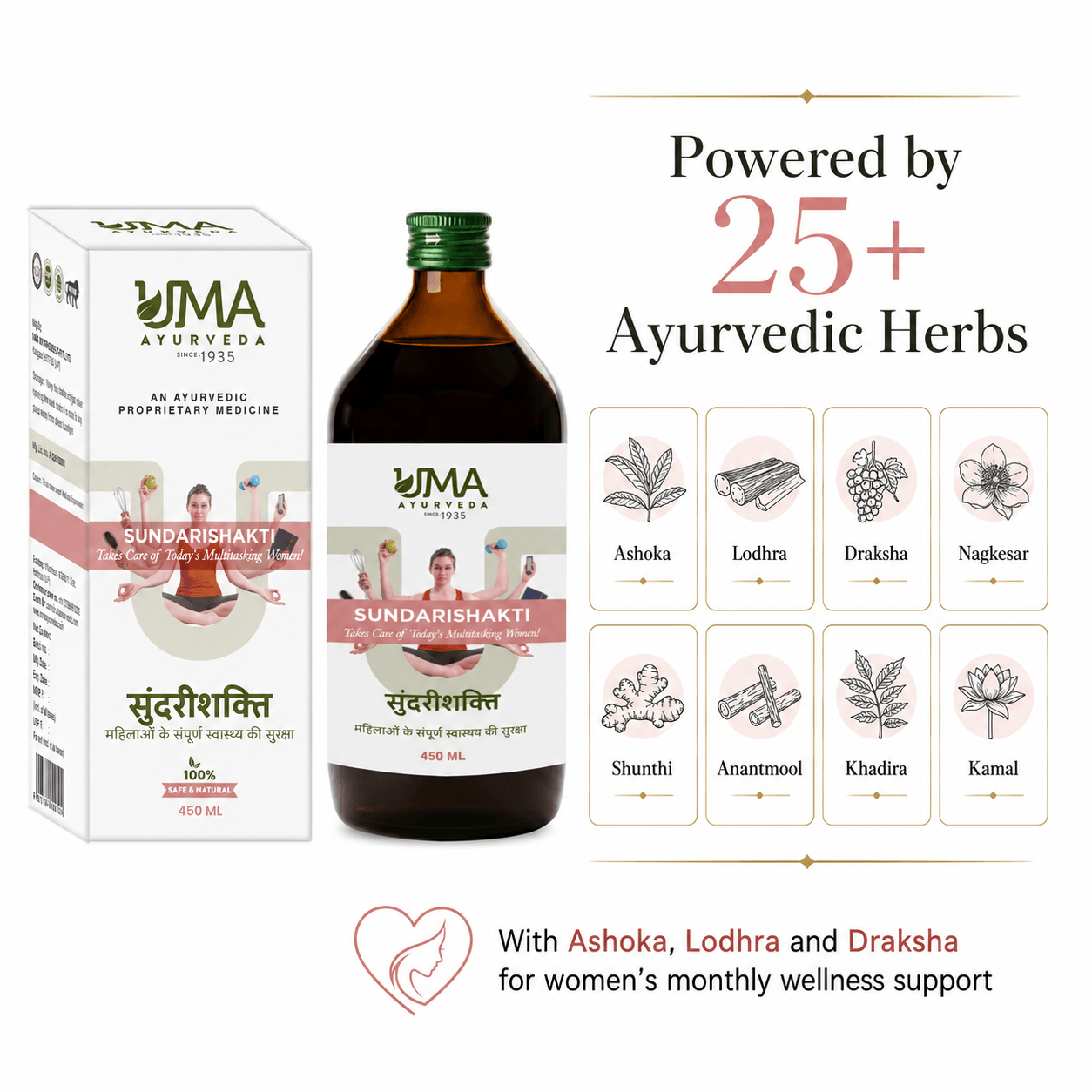 Sundarishakti Syrup | Complete Women’s Wellness | 450 ml