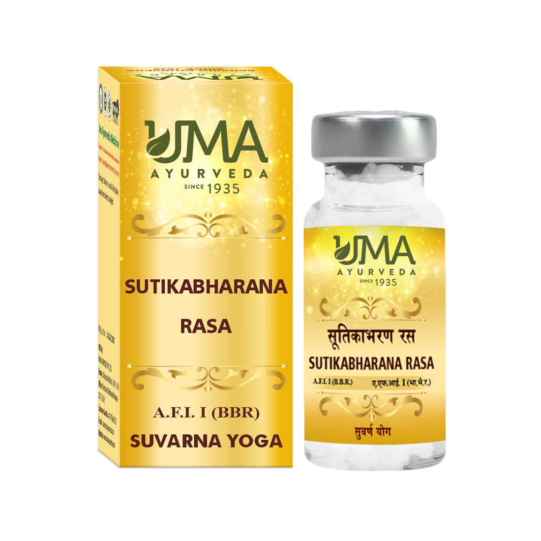Sutikabharana Rasa Ayurvedic Gold Tablet Useful For Puerperal Diseases