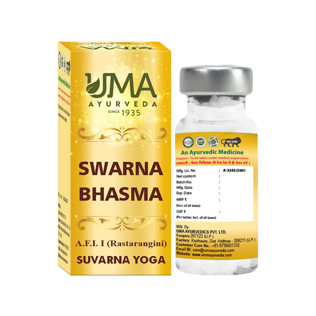 Uma Ayurveda Swarna Bhasma