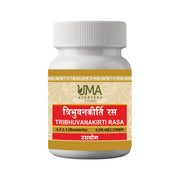 Uma Ayurveda Tribhuvan Kirti Ras Tablets