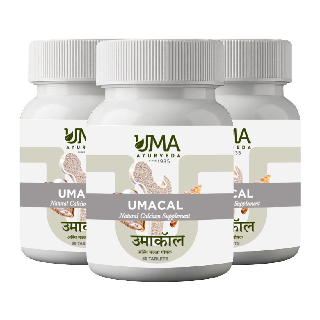 Umacal | Ayurvedic Calcium Formula | 60 Tab