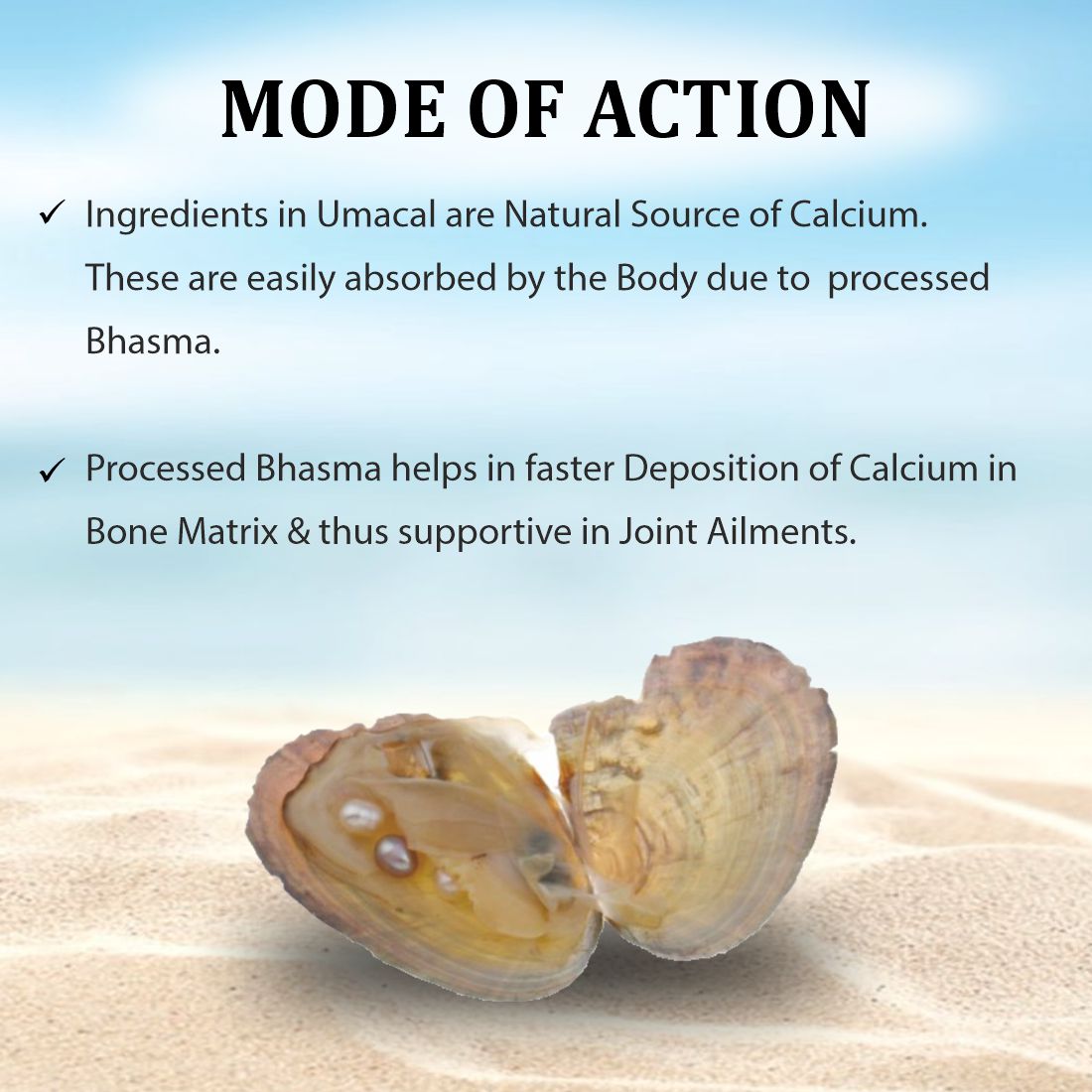 Umacal | Ayurvedic Calcium Formula | 60 Tab