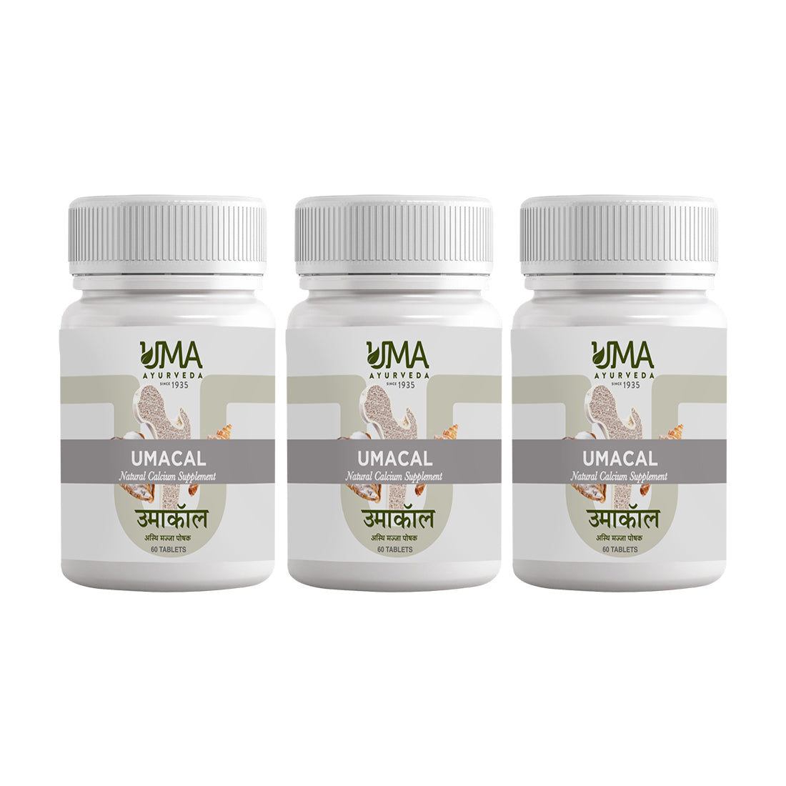 Umacal | Ayurvedic Calcium Formula | 60 Tab