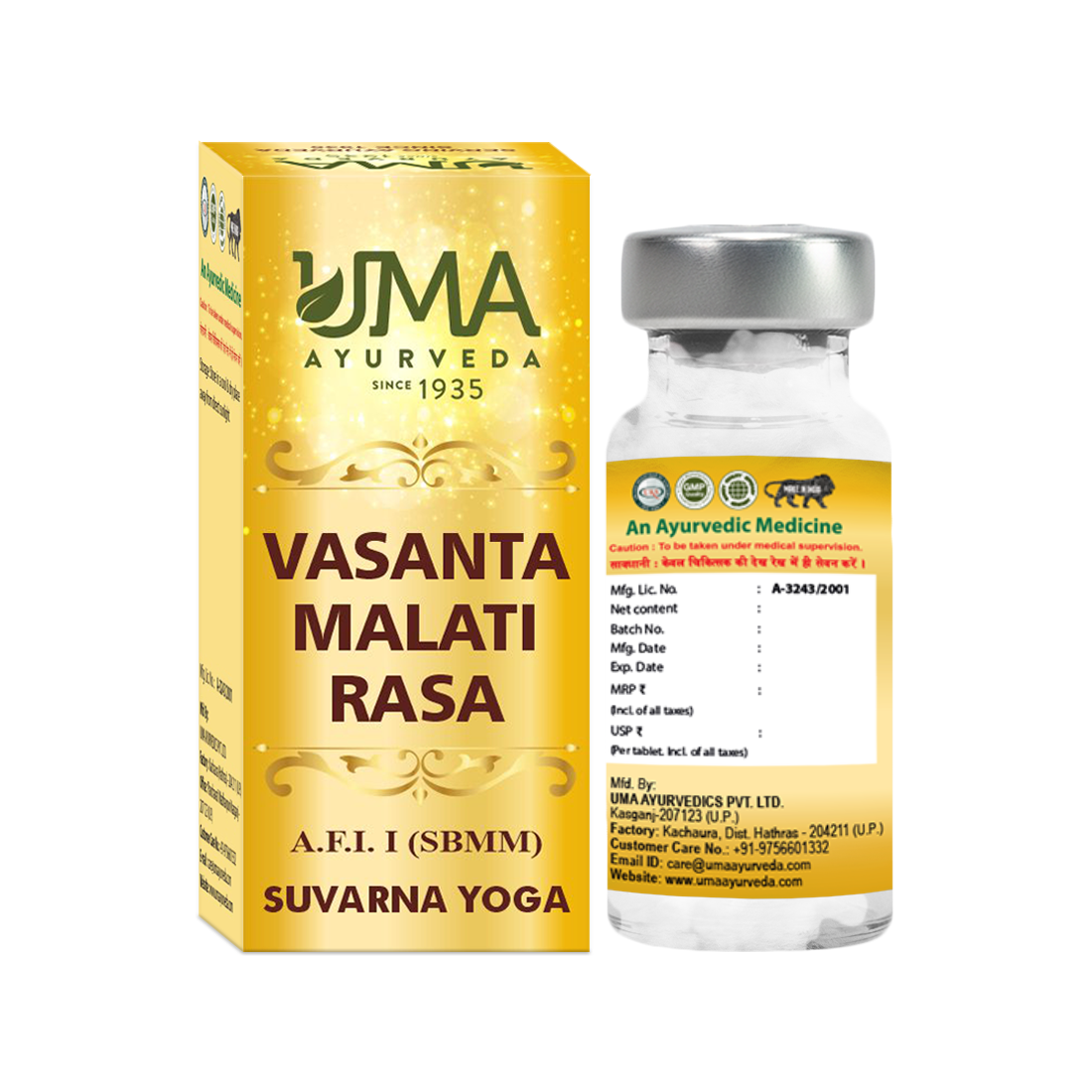 Vasanta Malti Rasa Gold Tablet