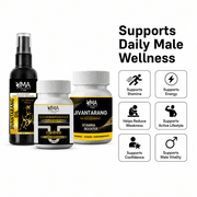 Men’s Performance & Wellness Kit | Jivantarang Tab & Oil + Shukraposhak Tab | Combo Pack