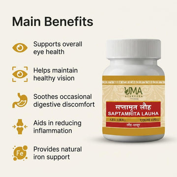 Uma Ayurveda Saptamrat Lauh Ayurvedic Tablets