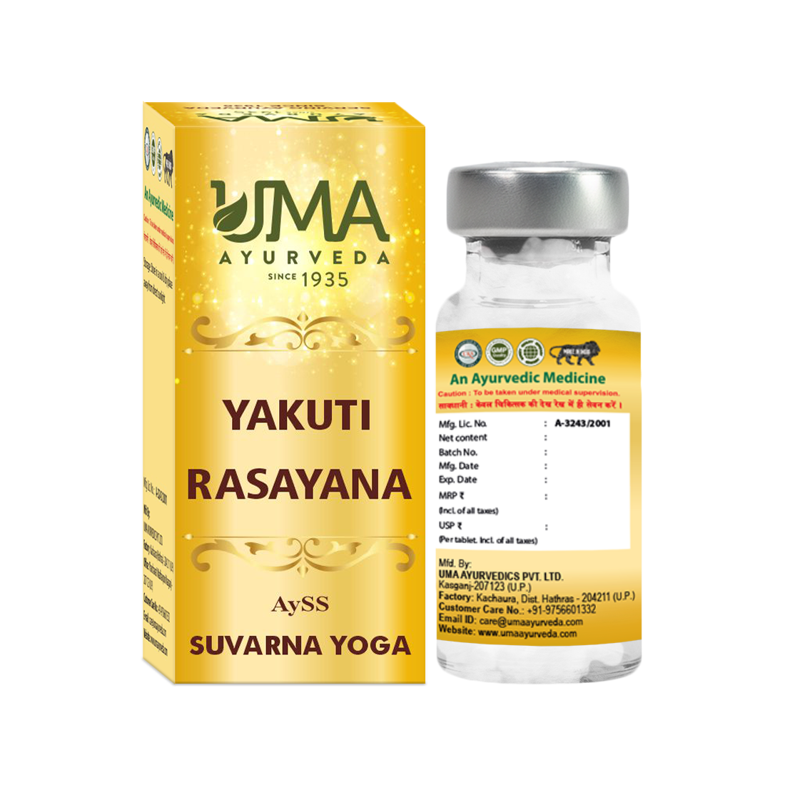 Yakuti Rasayana Gold Tablet Helpful in Health Diseases