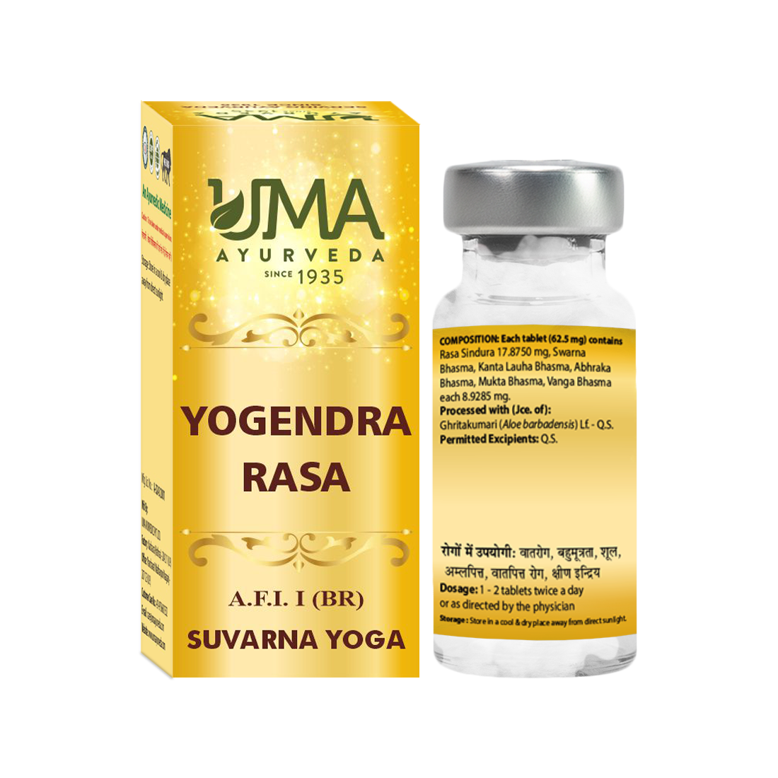Yogendra Rasa Gold Tablet
