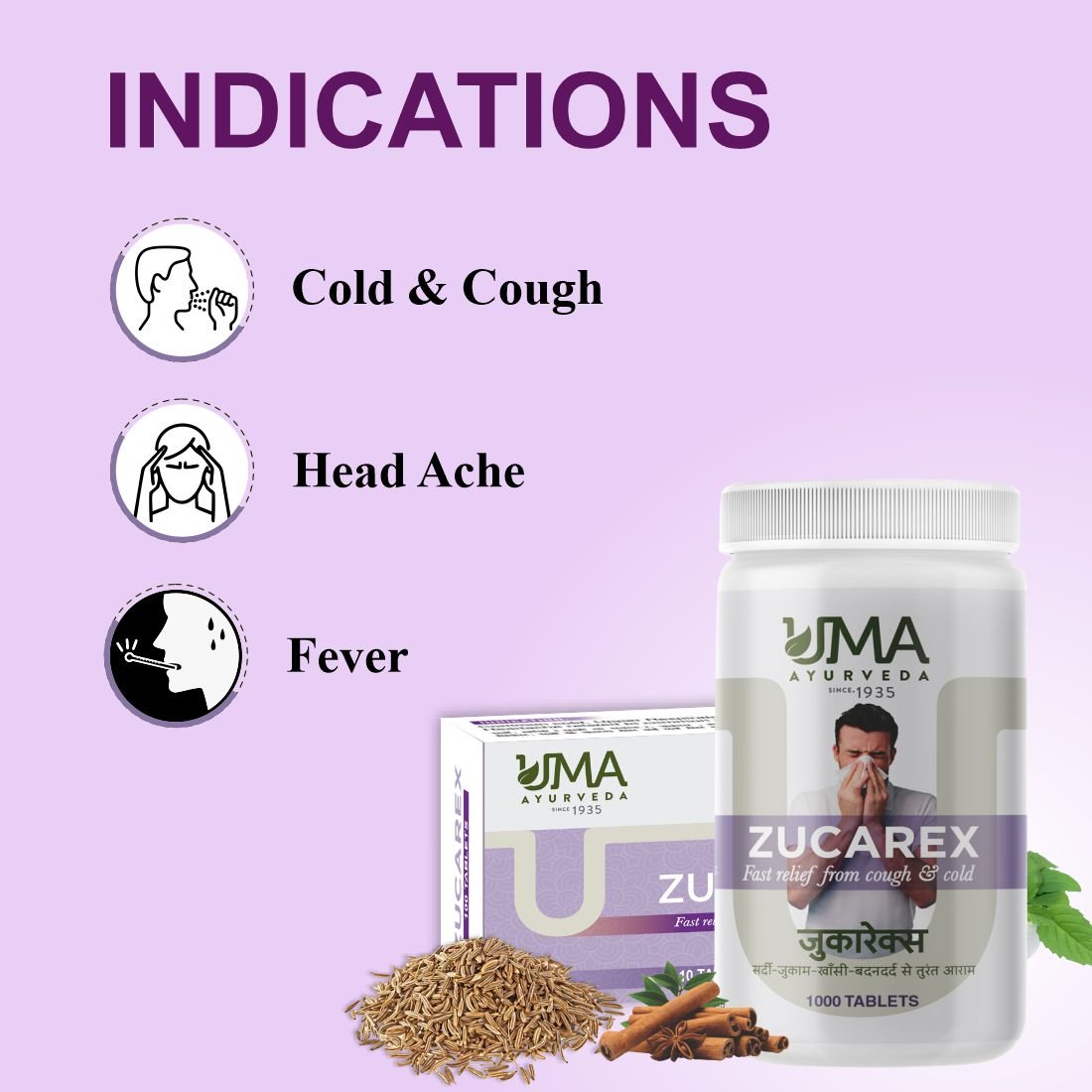 Zucarex | Cough & Cold Tablets