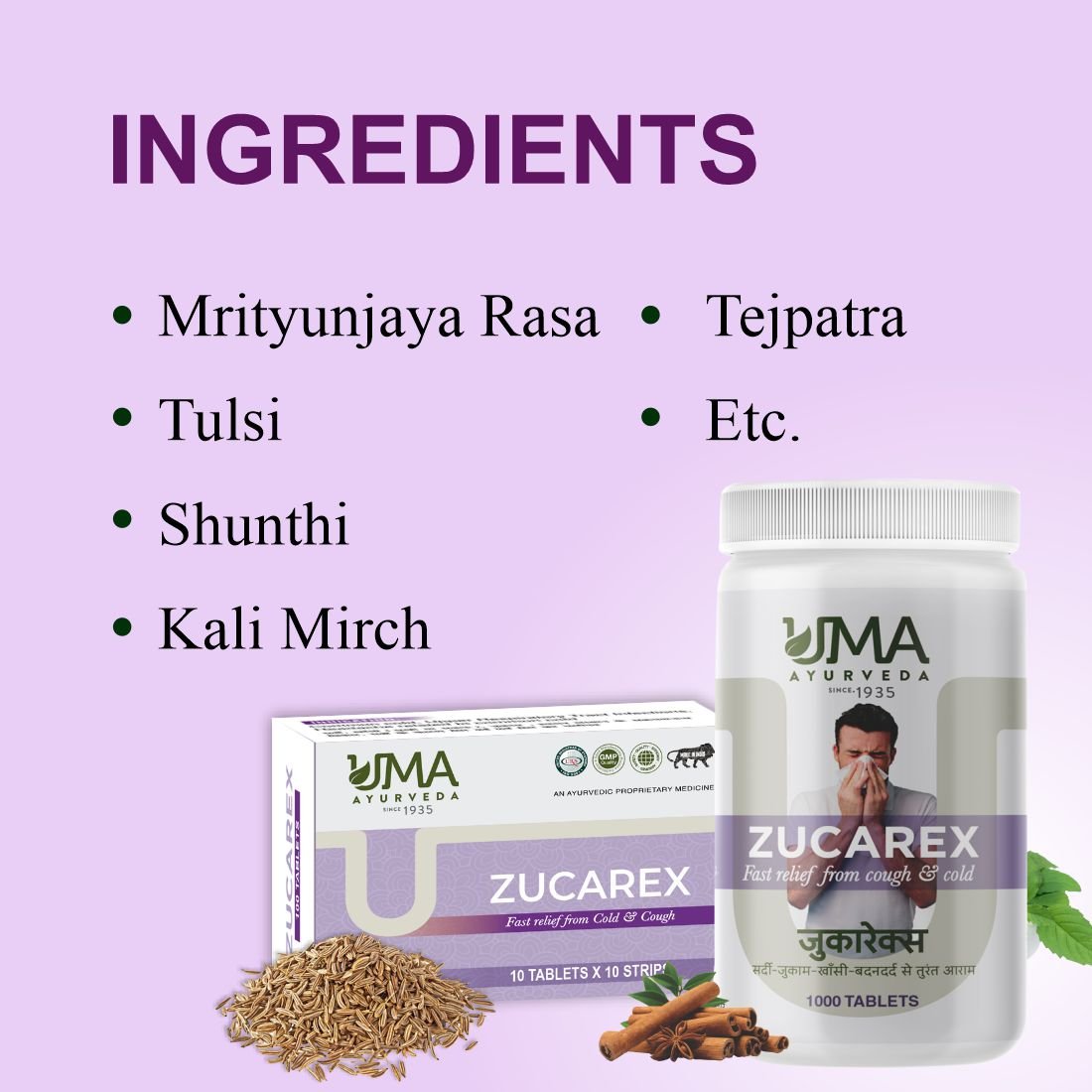 Zucarex | Cough & Cold Tablets